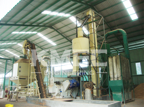 1T straw pellet plant