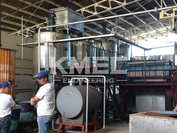 5TPD fish oil refinery production line in Philippines