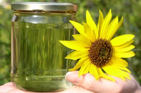 cold pressed sunflower oil