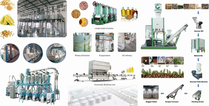flour mill plant oil mill plant and pellet mill plant