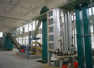 pre-press of corn germ oil plant