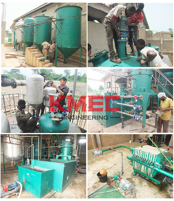 soybean oil mill plant installation in Ghana